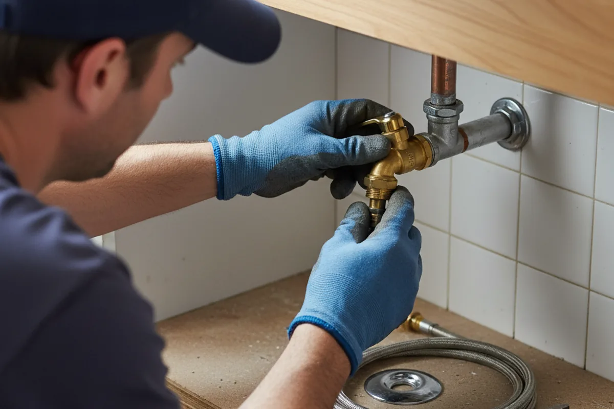Shutoff valve and fitting work during Repiping in Lake Stevens